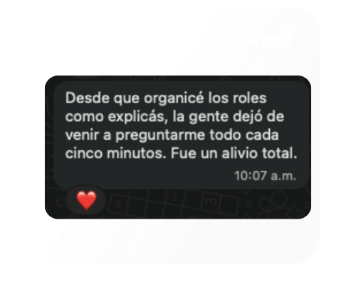 Testimonio real de cliente de Newpatt